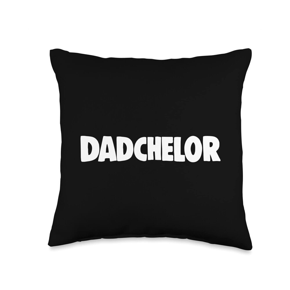 1714 Dadchelor Single Father Throw Pillow